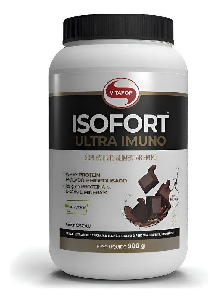 Isofort Ultra Imuno - 900g Cacau - Vitafor Chocolate