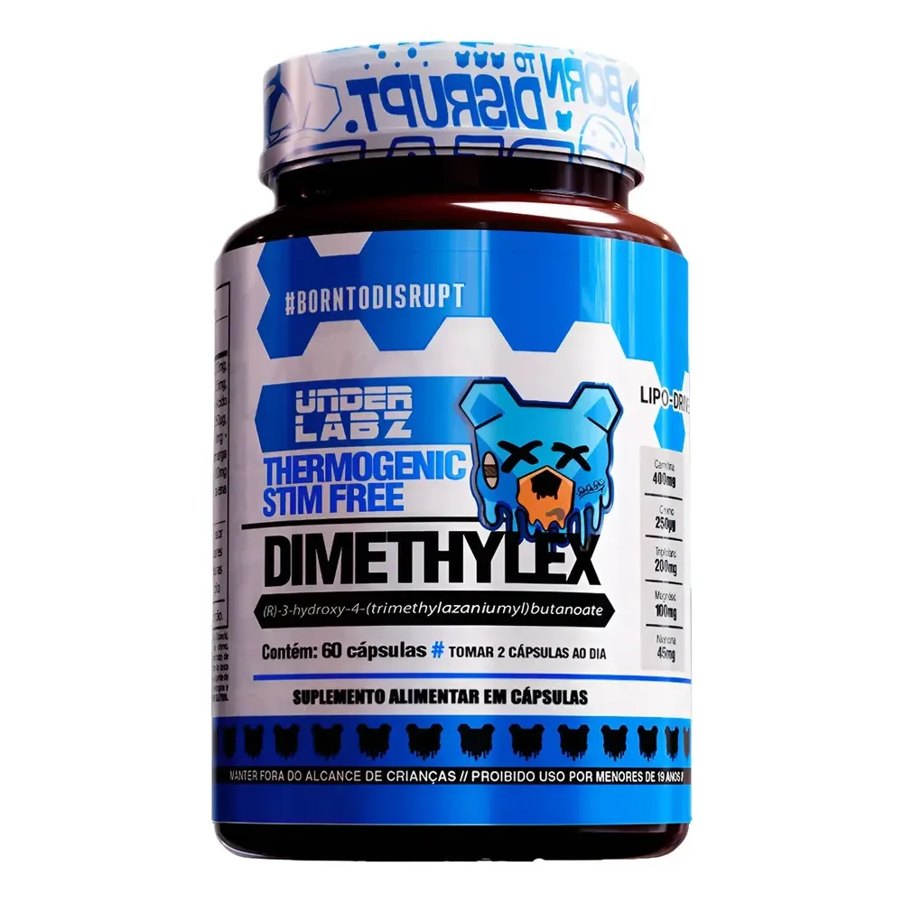 Dimethylex Stim Free Under Labz: Suplemento Energético Sem Cafeína Em Cápsulas Sem Sabor