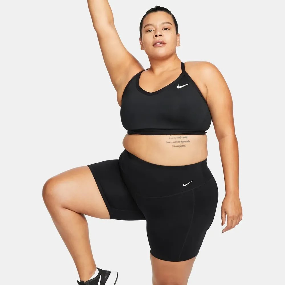 Plus Size - Shorts Nike One Feminino Preto/branco 1xg