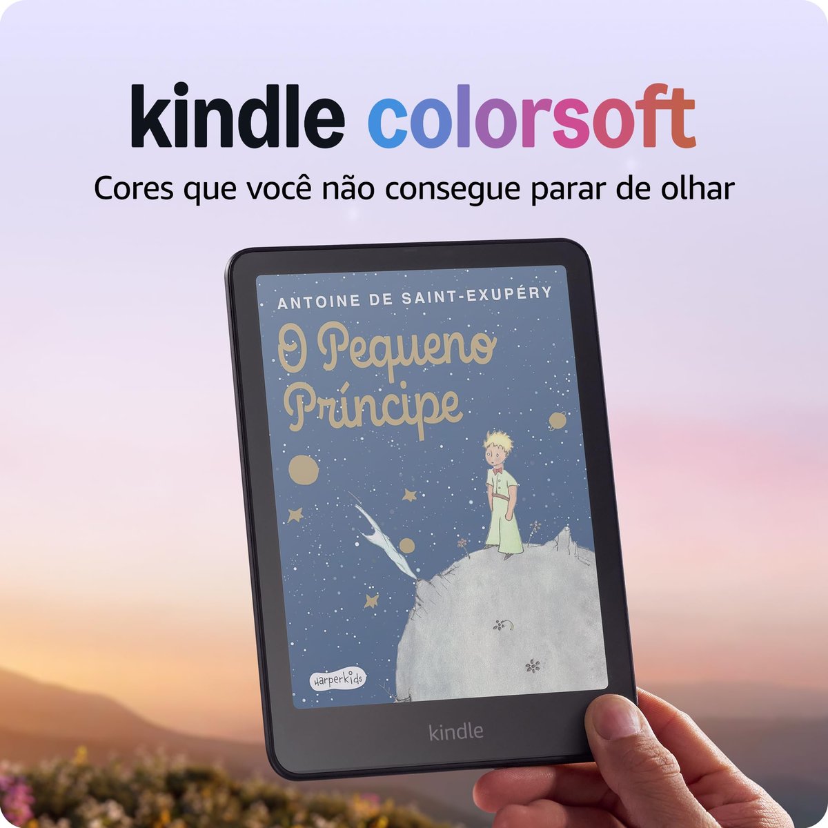 Amazon Kindle Colorsoft 16 GB (modelo 2024) - Com tela colorida e temperatura de luz ajustável - Cor Preta