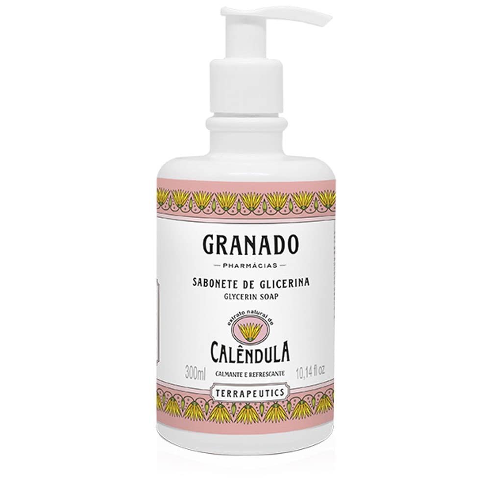 Granado Sabonete Líquido Terrapeutics, Calêndula, Rosa Claro, 300ml