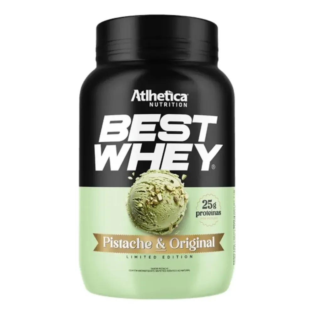 Best Whey Pote 900g Pistache & Atlhetica Nutrition Pistache & Original