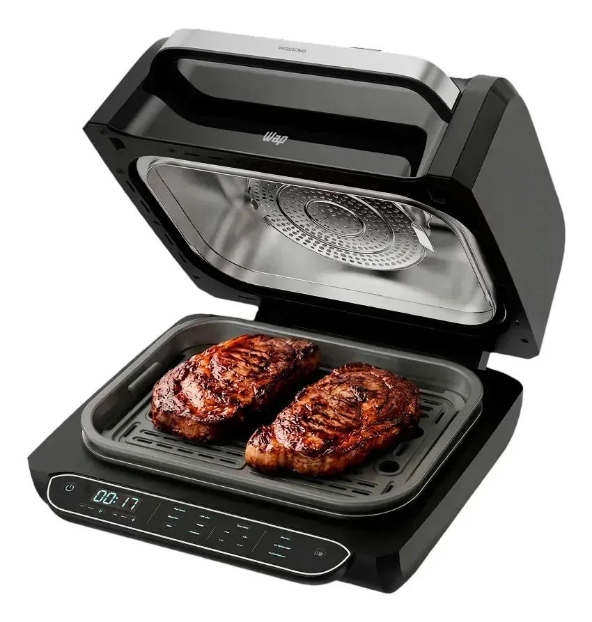 Fritadeira Elétrica Air Fryer 8 em 1 Wap Barbecue Heat Digital Wc Ab1030 127V