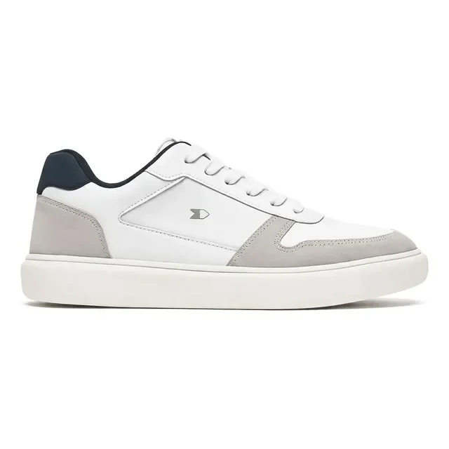 Tênis Sapatenis Masculino Sandrini Evoke Lite Branco Couro