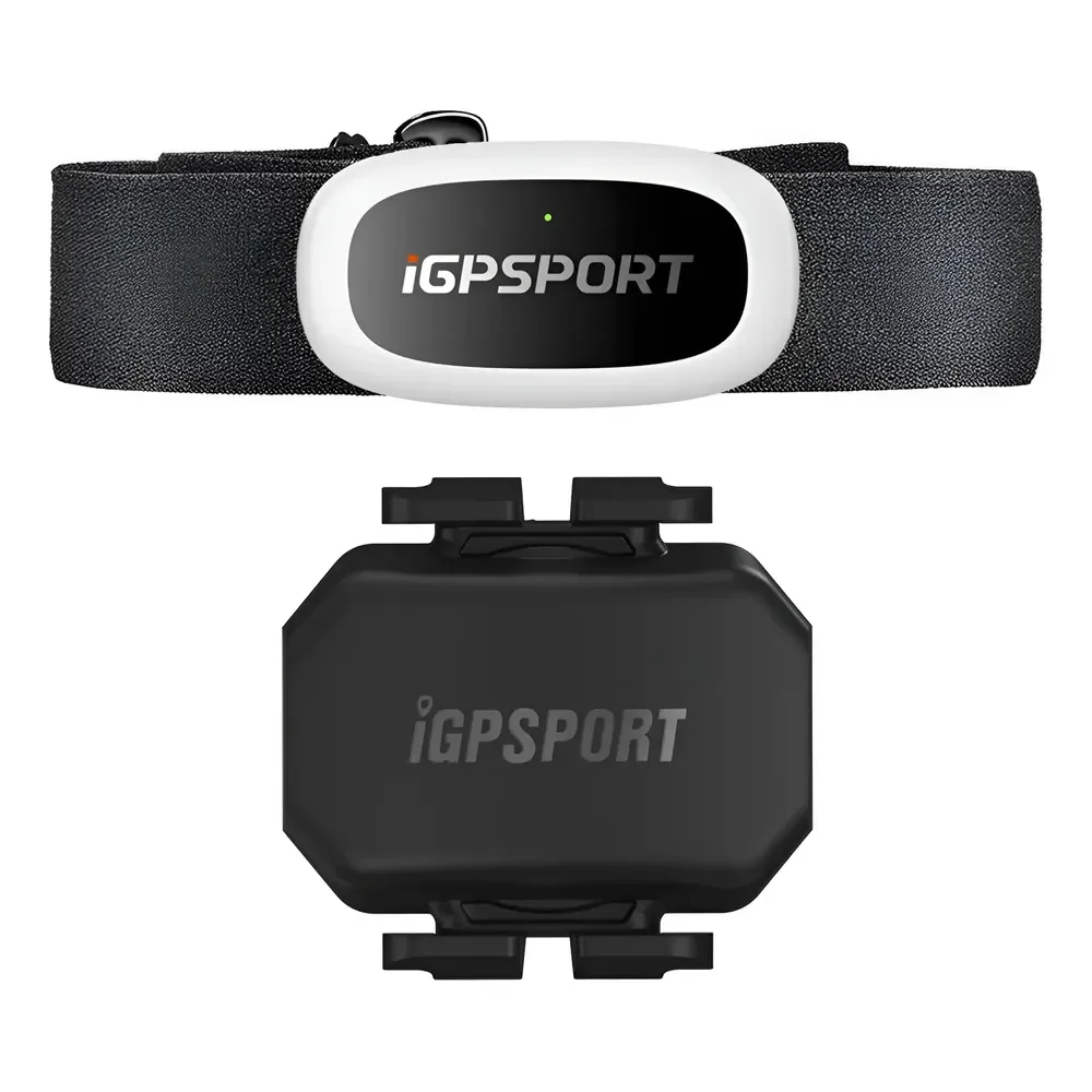 Kit Cinta Cardiaca Igpsport Hr40 + Sensor De Cadência Cad70 Preto