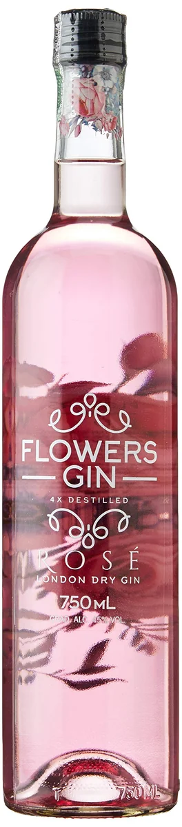Gin Flowers Rose 750 Ml Flowers Sabor