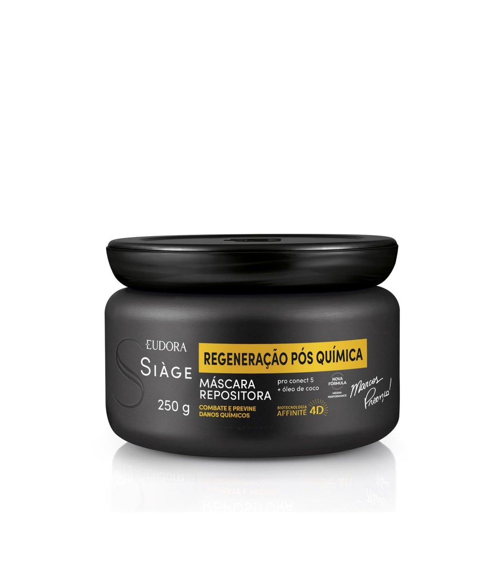 Eudora Máscara Repositora Siàge Expert Regeneração Pós Química 250g