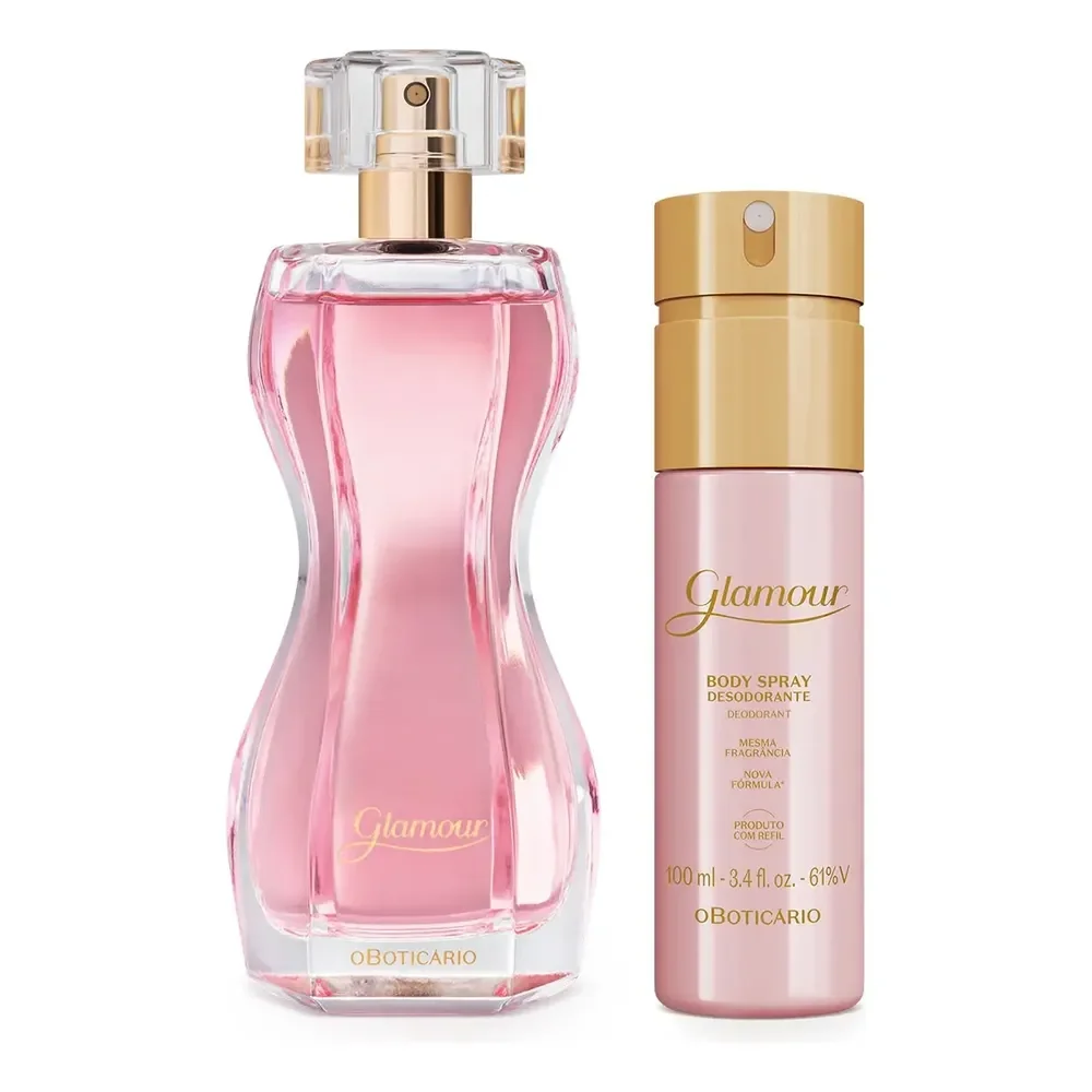 Glamour: Colônia 75ml + Body Spray 100ml