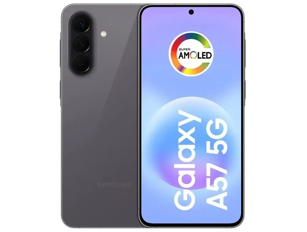 Smartphone Samsung Galaxy A57 128GB 5G 8GB RAM Cinza 6,7" Câm Tripla + Selfie 12MP