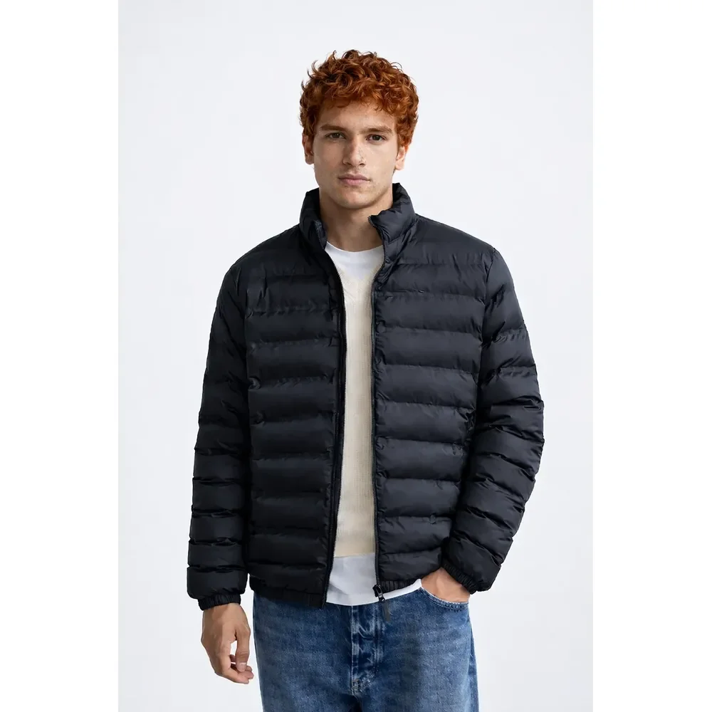 Jaqueta Puffer De Frio Intenso Impermeável Inverno Blusa Preto G