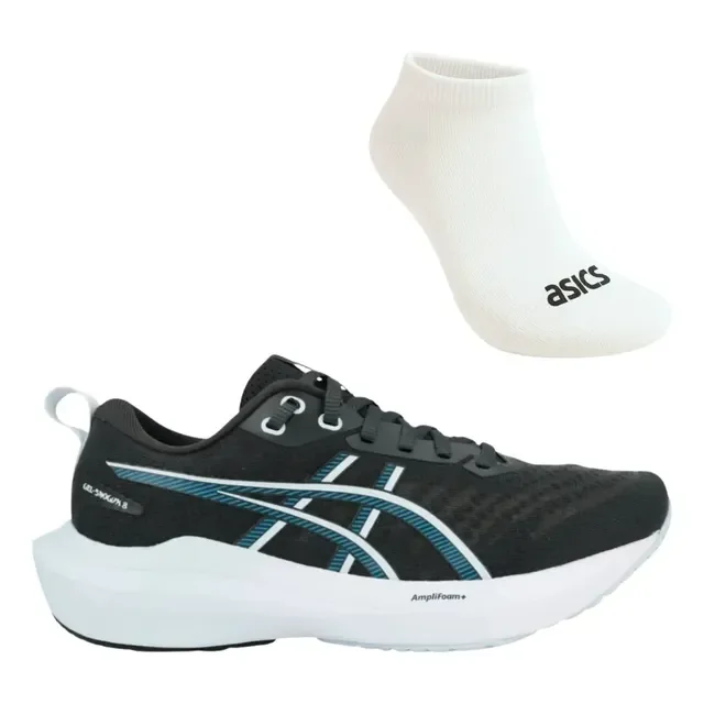 Kit Tênis De Corrida Feminino Asics Gel-shogun 8 E Meia