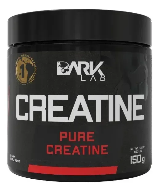 Creatina Monohidratada Em Pote 150g 100% Pura Dark Lab