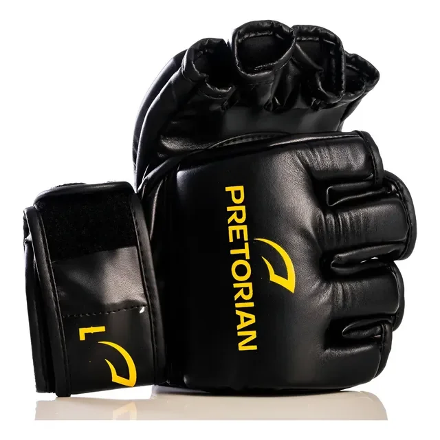 Luva Mma Pretorian Elite Preto + Bolsa Profissional Lutas