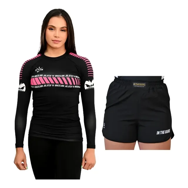 Bermuda Luta E Rash Guards  Jiu Jitsu E Fitness