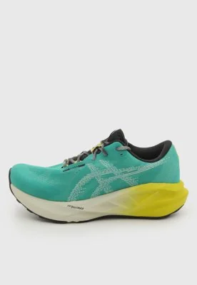 Tênis Masculino Asics Novablast 5 Tr Verde Água