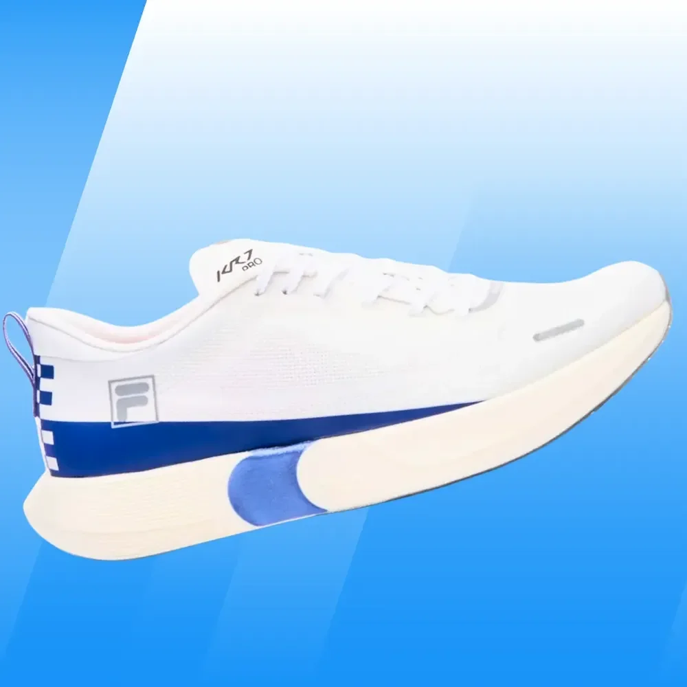 Tênis Fila Kr7 Pro Speed Tech Masculino Placa De Carbono Branco/azul Royal 41 Br