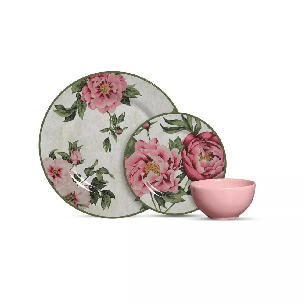 Aparelho de Jantar 12 pçs Peonia Alleanza