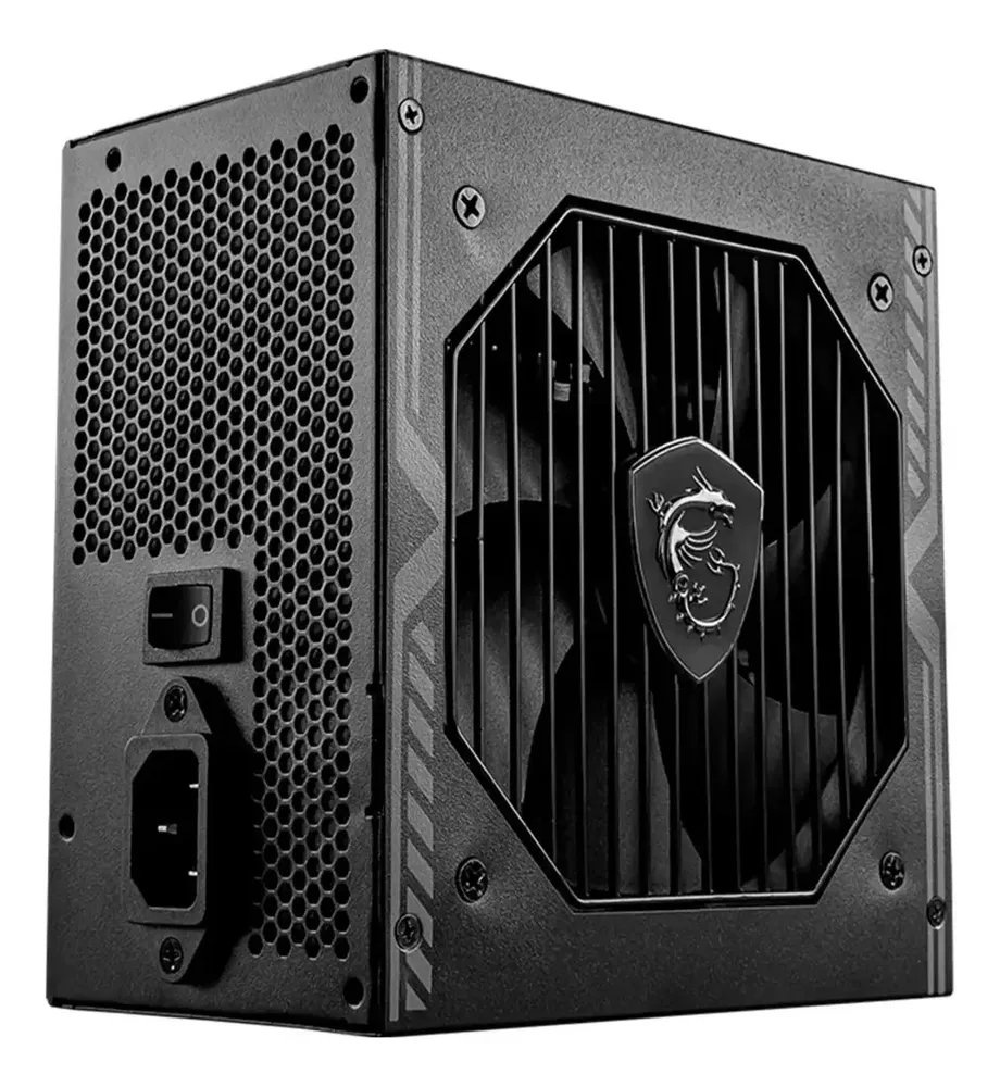 Fonte Atx Msi 650w Mag 2.4 Pcie 80 Plus Bronze Preto
