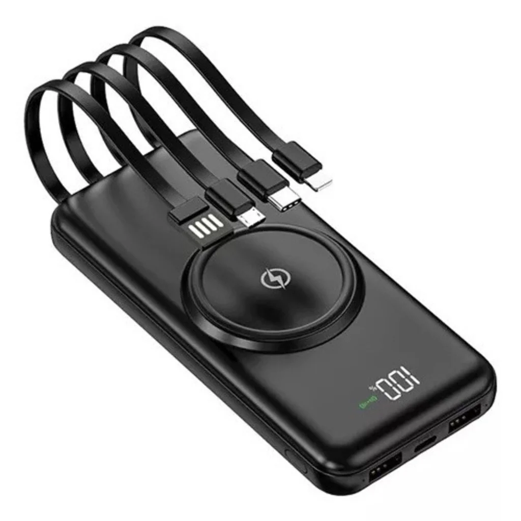 CARREGADOR BATERIA POWER BANK 10000 INDUÇÃO UNIVERSAL