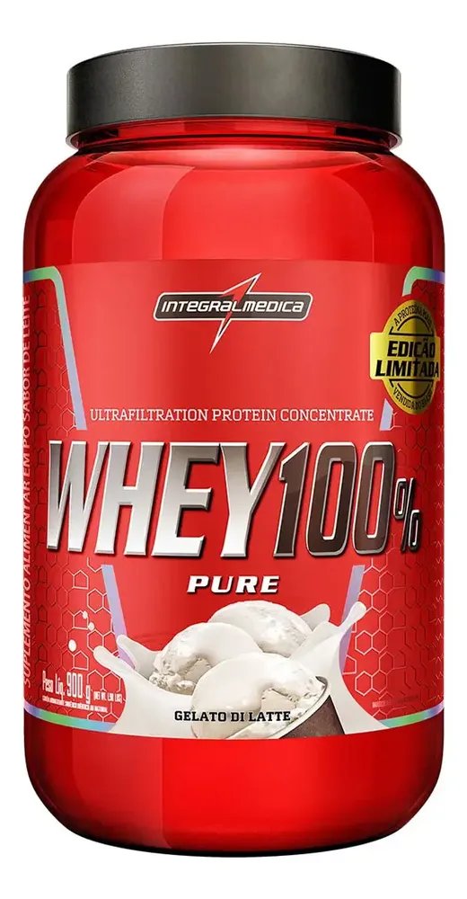 Whey 100% Pure Pote 900g Gelato Di Latte Integralmedica