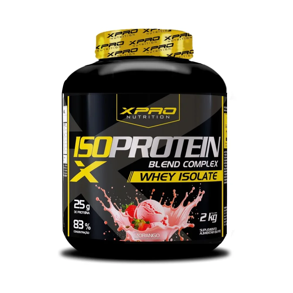 Whey Protein Iso Protein Blend Complex - XPRO Nutrition (2kg, Morango)