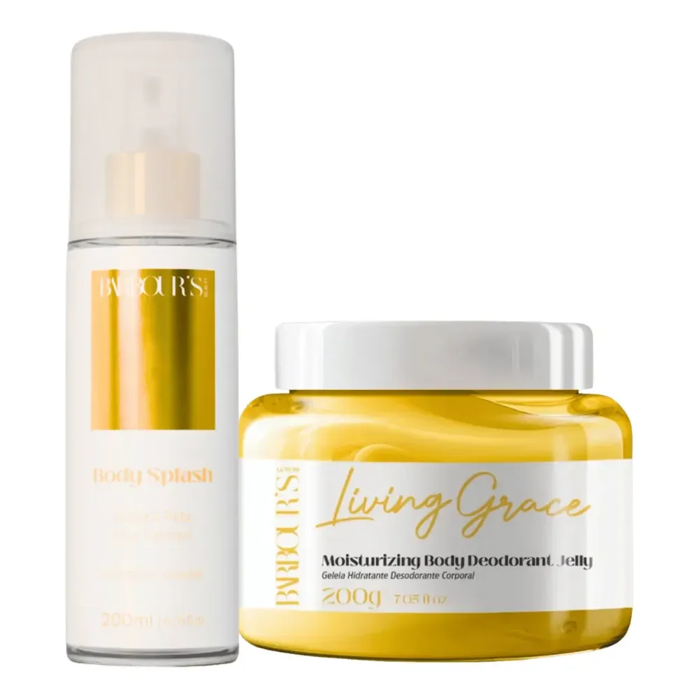 Kit Body Splash E Geleia Hidratante Corporal Living Grace Ba