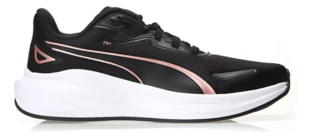 Tênis Feminino Skyrocket Lite Puma Puma Black-puma White-rose Gold Liso 37 Br