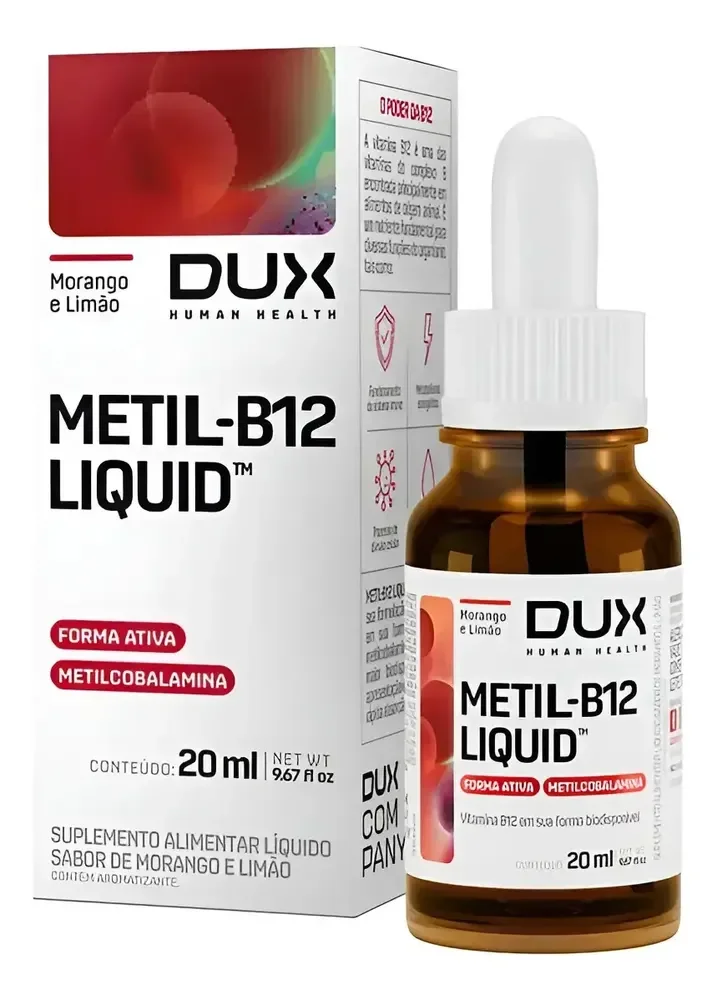 Metil-b12 20ml Morango E Limao
