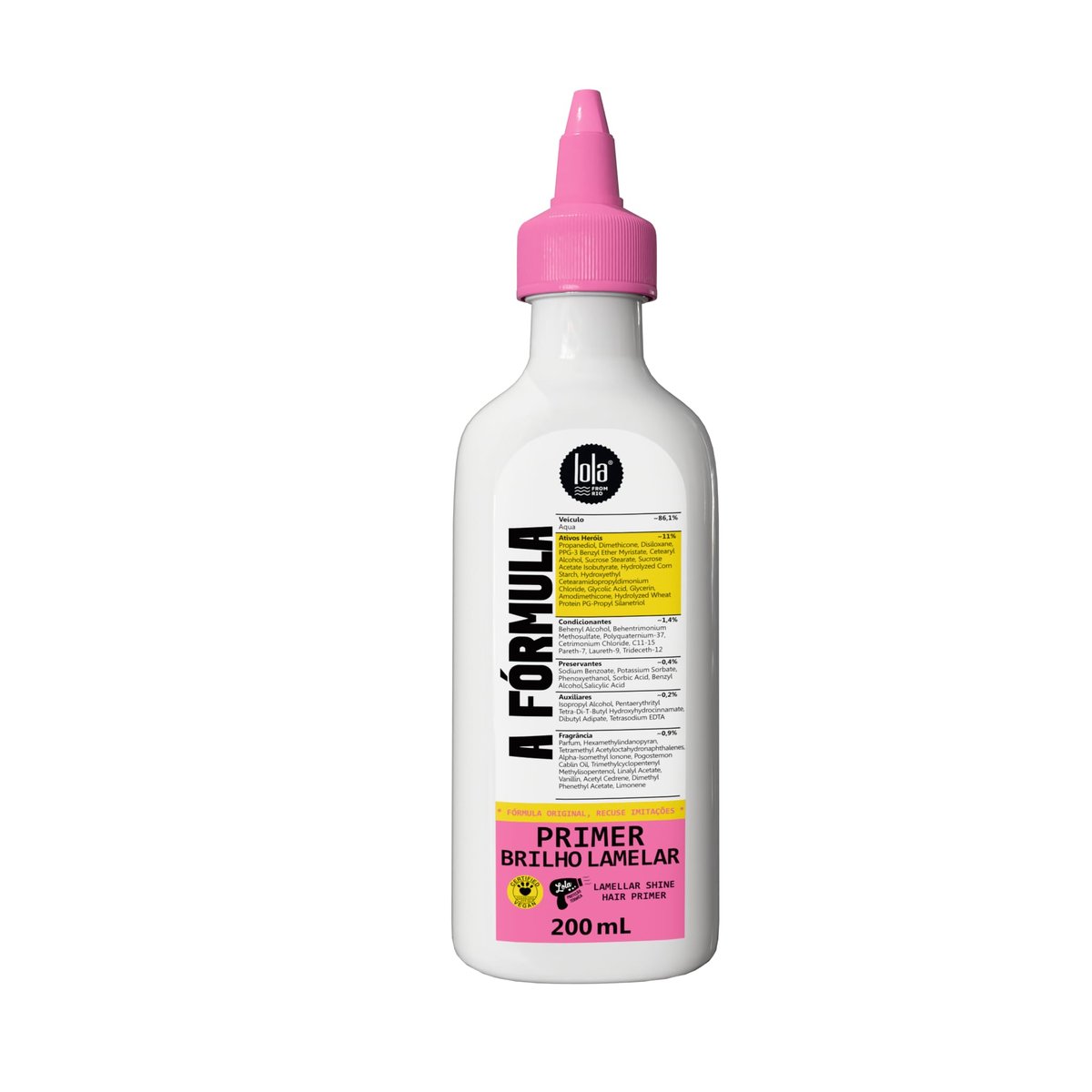Lola From Rio Leave-In Primer A Fórmula Brilho Lamelar 200 ml