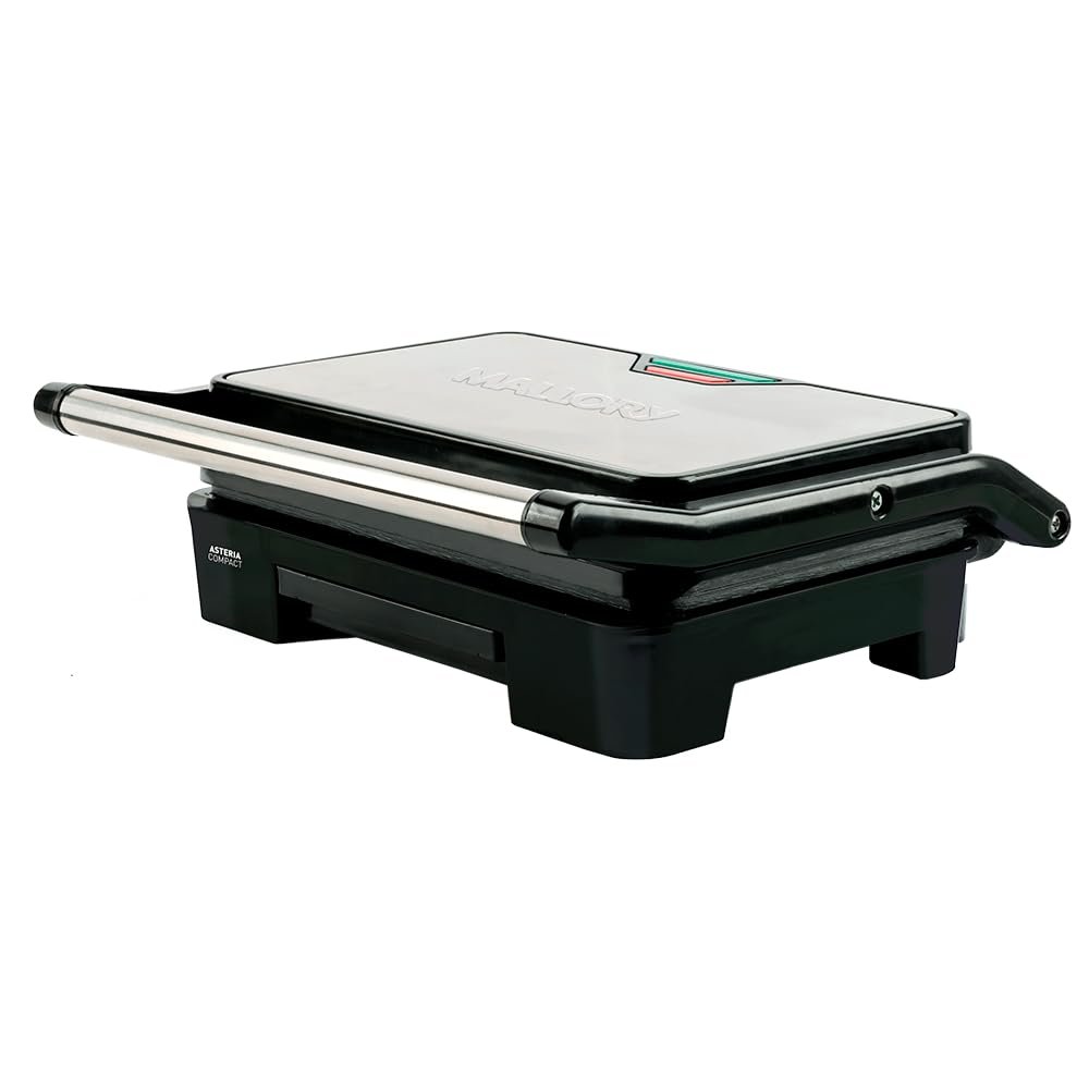 Grill Asteria Compact Mallory Grill multifunção, Luzes indicadoras de funcionamento, Alça com Toque-Frio e Trava de segurança 220V