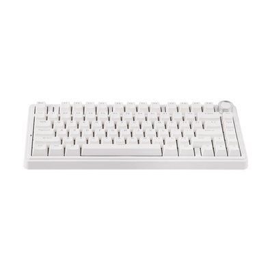 Teclado Mecânico Gamer AULA F75, RGB, Switch Red, Keycaps PBT, Hotswap, Branco - AULA-F75-Wired-WH-R