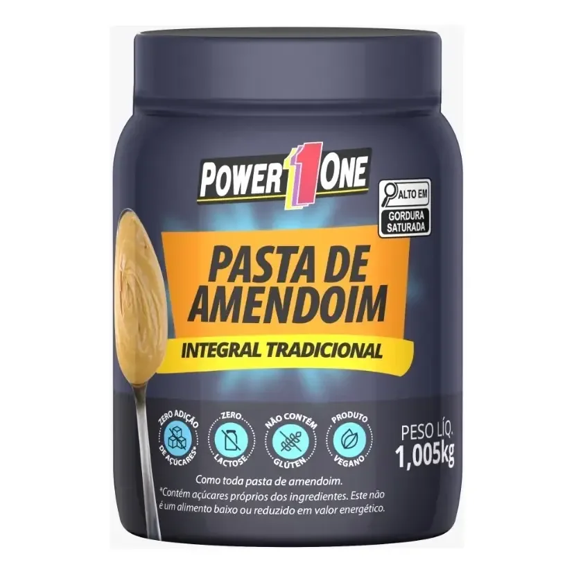 Pasta De Amendoim Integral Power One 1 Kg (1.000g)