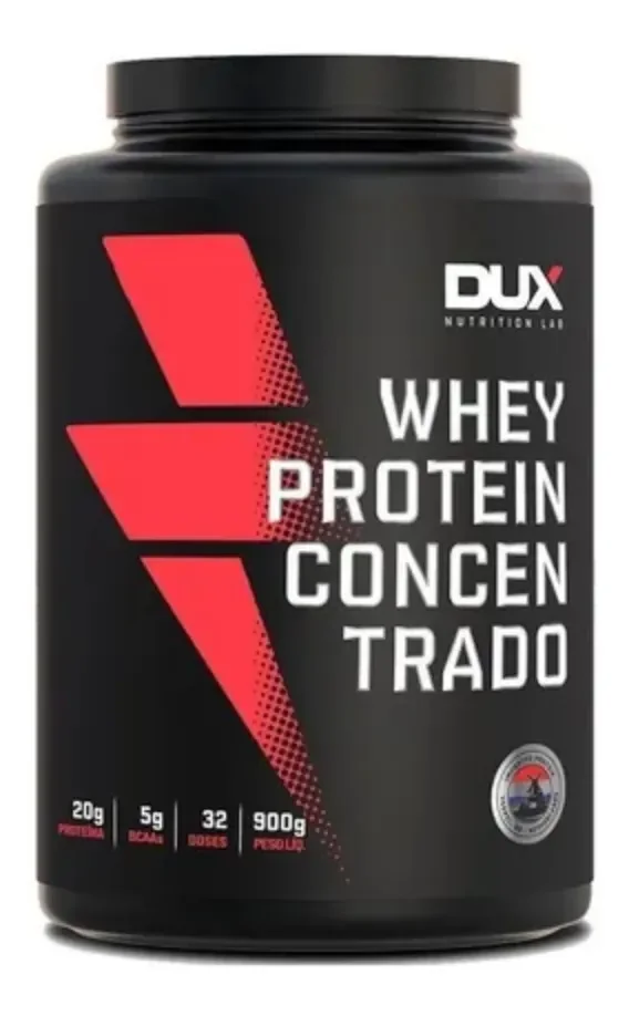 Whey Protein Concentrado DUX 900g Sabor Cappuccino