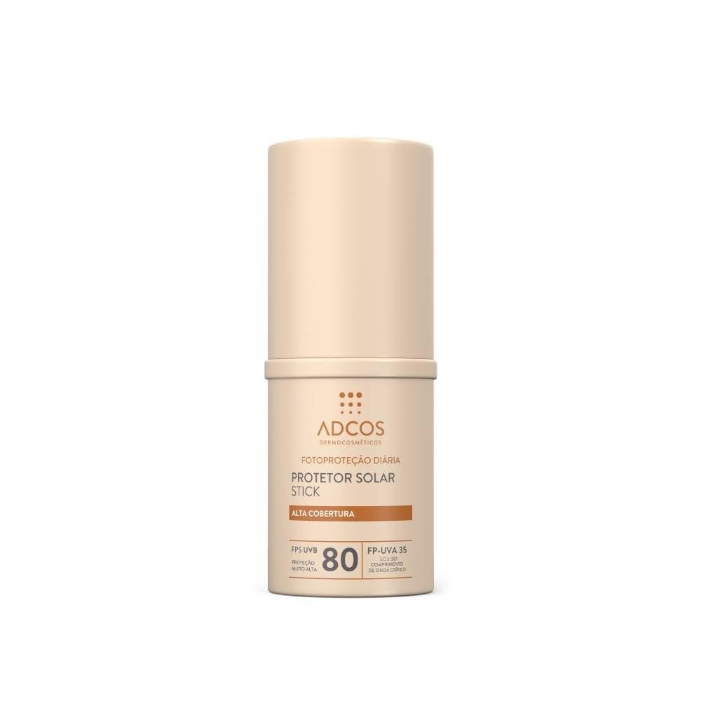 Protetor Solar Adcos Tonalizante Base Stick Fps80 17g- Nude