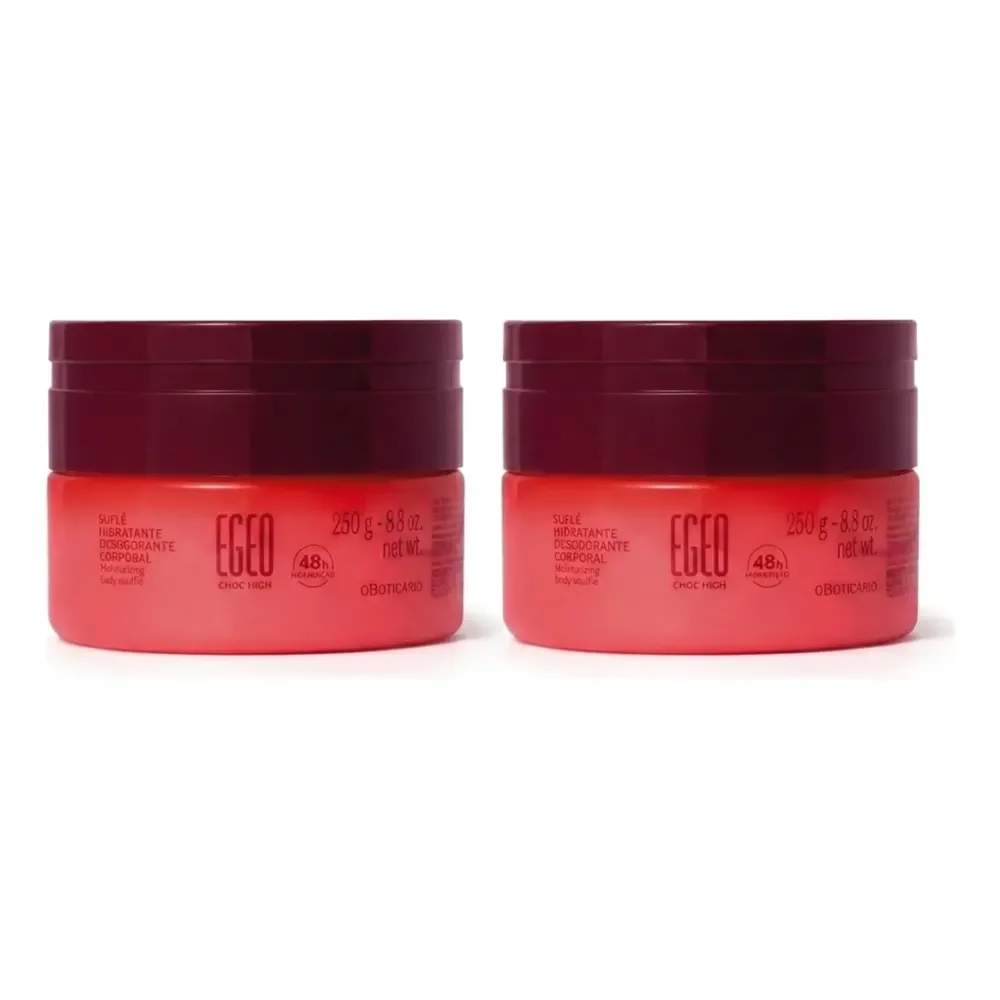 Combo Suflê Hidratante Desodorante Corporal Egeo High 250g (