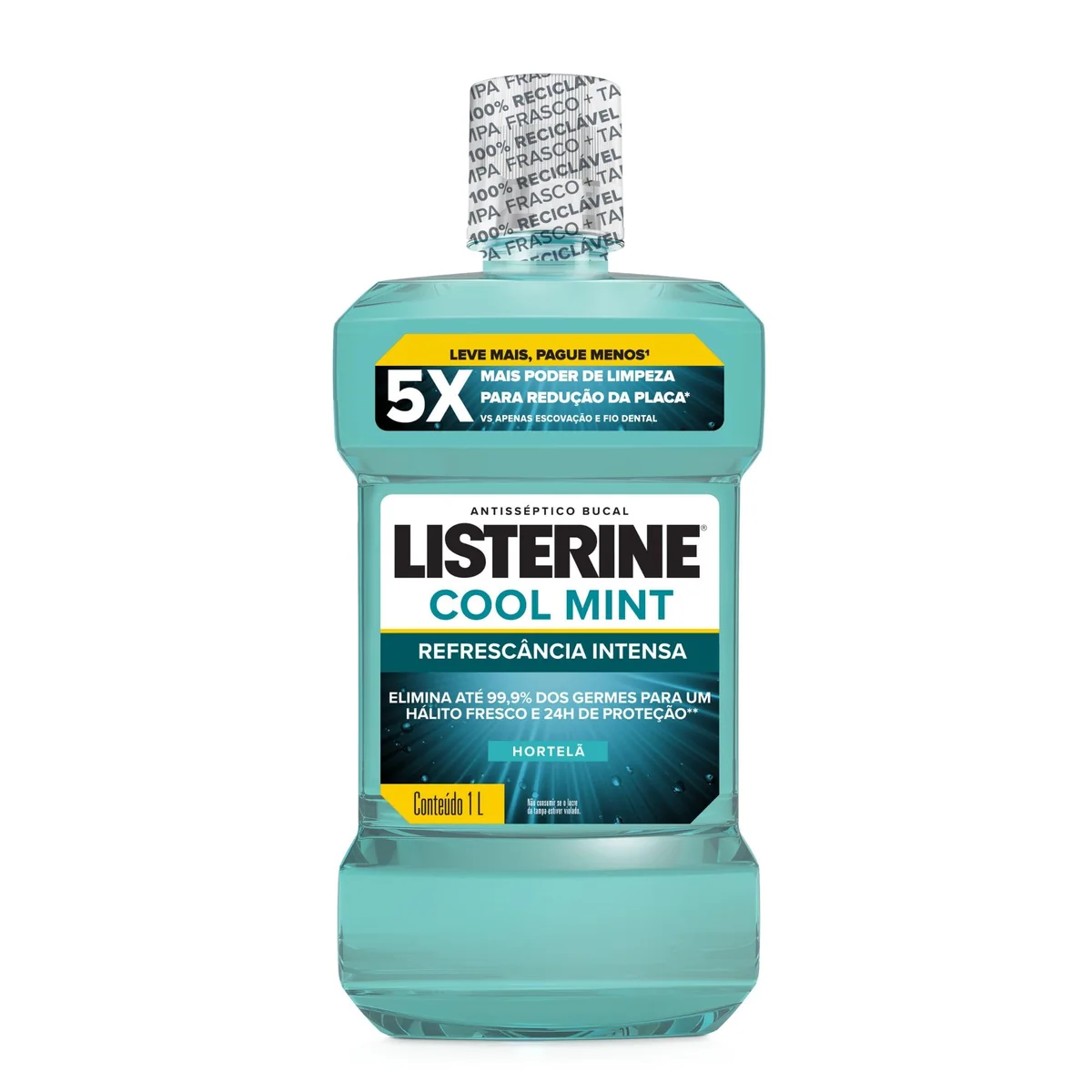 Listerine Enxaguante Bucal Cool Mint, 1L