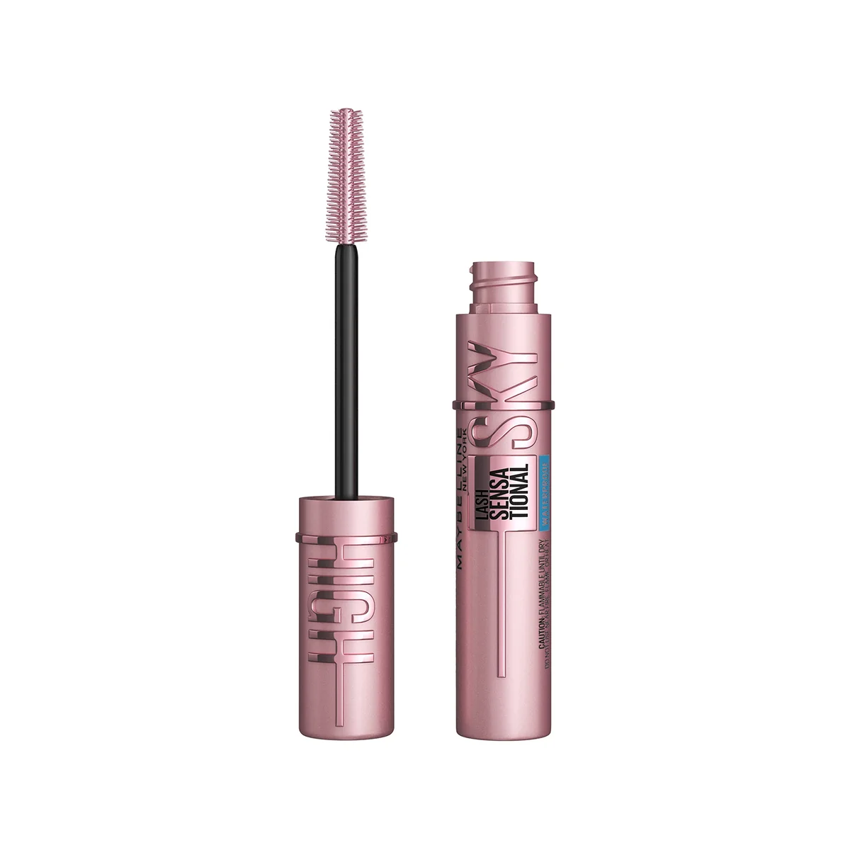 Maybelline Ny Máscara de Cílios Lash Sensational Sky High À Prova D'Água, Preto 6 ml