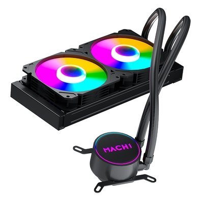 Water Cooler MACH1 Logic, RGB, 240mm, AMD e Intel, Preto - GK240