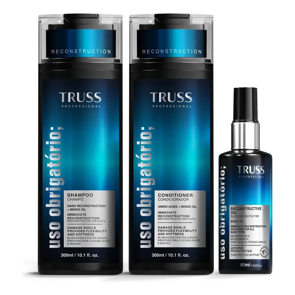 Kit Truss Uso Obrigatório Reconstruction Oil (3 Produtos)