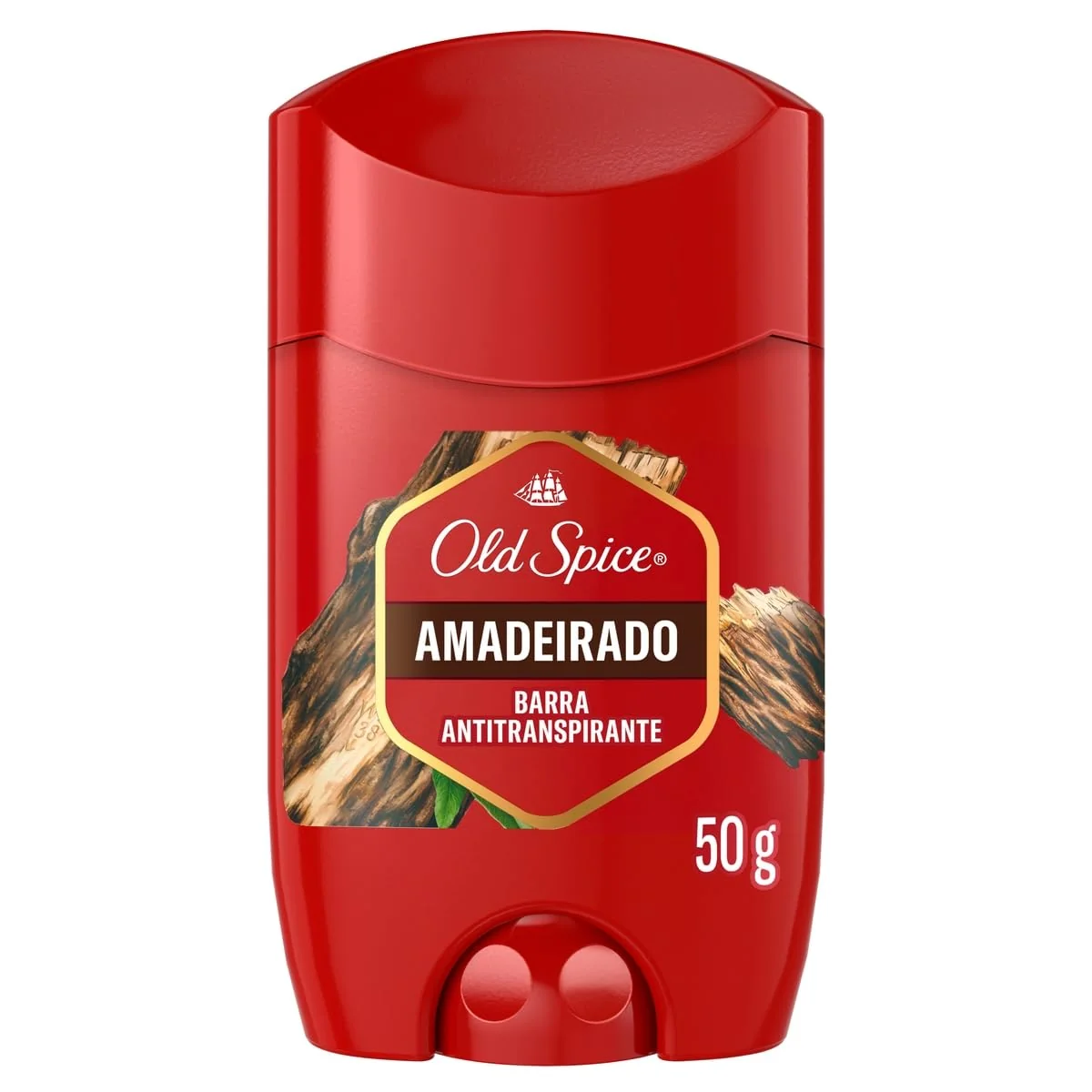 Old Spice Desodorante Antitranspirante em Barra Amadeirado 50 g