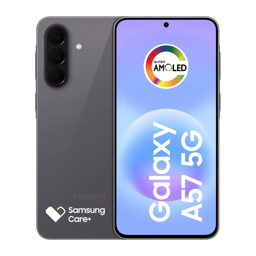 Celular Samsung Galaxy A57 5G 128GB, 8GB RAM, Recursos AI (Cinza)