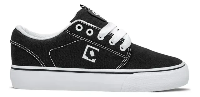 Tênis Qix Combat 3 Unissex | Preto Branco Lejon