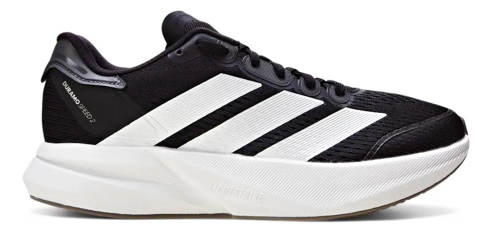 Tênis De Corrida Feminino Duramo Speed 2 adidas Core Black / Zero Metalic / Grey Five Liso 35 Br