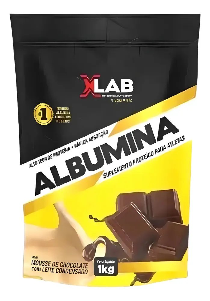Albumina Proteína Esportivo 1kg Chocolate com Leite Condensado XLab