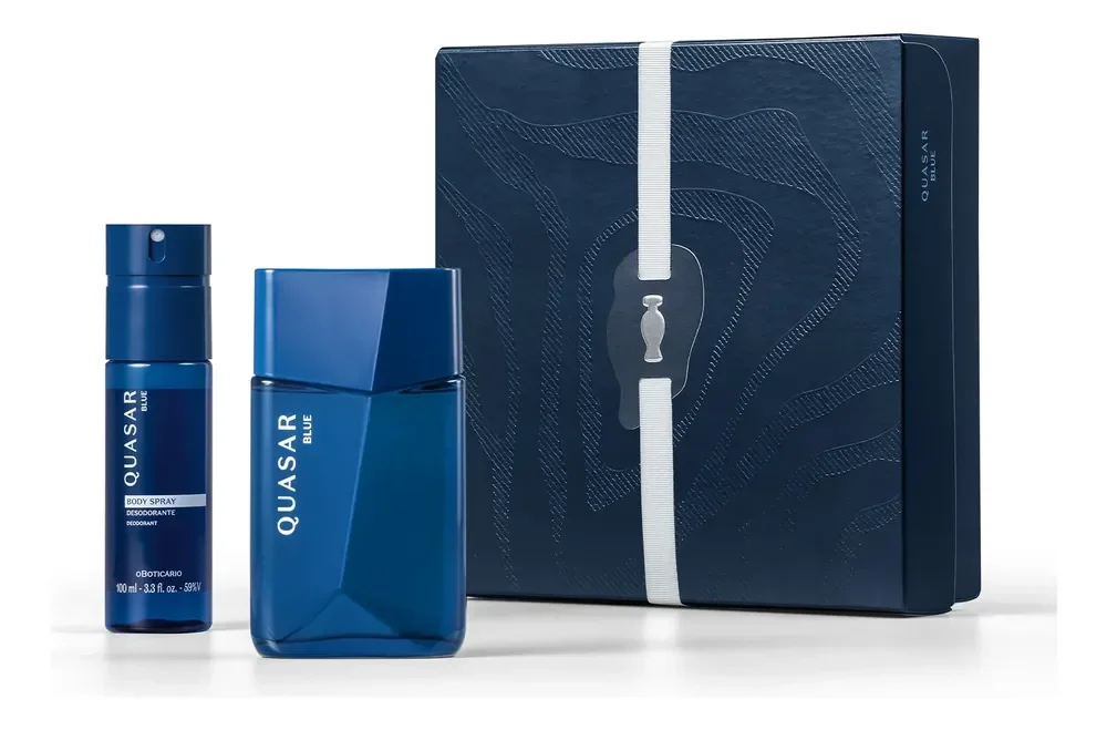 Kit Presente Quasar Blue O Boticário Clássico Original