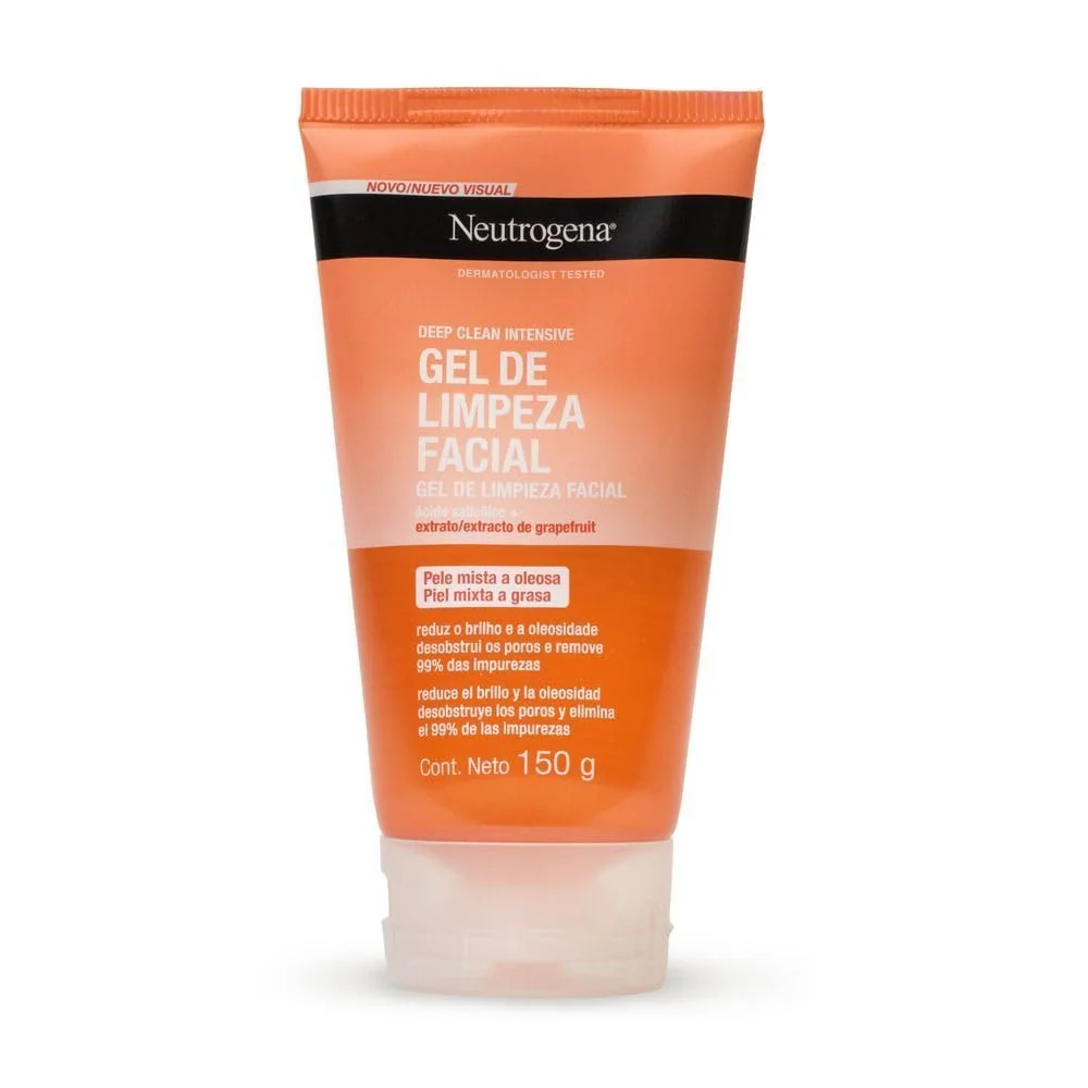 Gel de Limpeza Facial Neutrogena Deep Clean Intensive Grapefruit, 150g