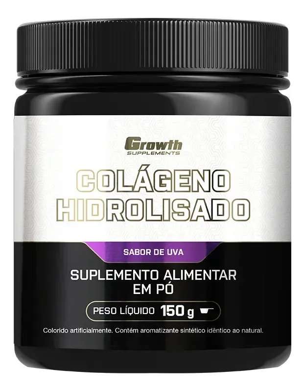 Colágeno Hidrolisado 150g Growth Supplements Uva