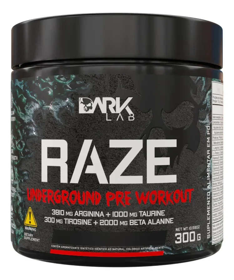 Pre Treino Raze Frutas Amarelas 300g Dark Lab