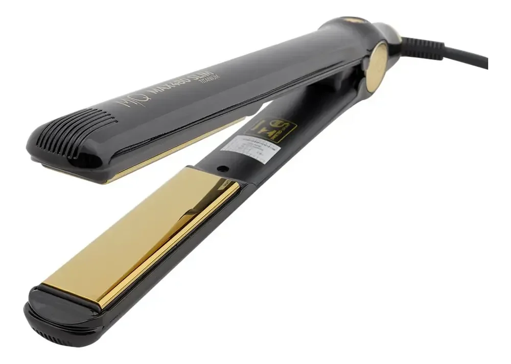 Chapinha de cabelo MQ Professional Hair Styling Max480 Slim Titanium preta