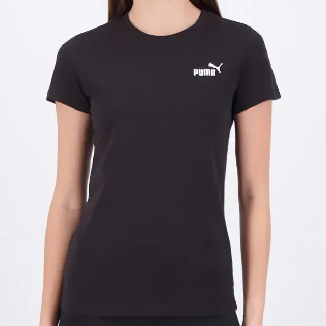 Camiseta Puma Ess Small No. 1 Logo Feminina Preta